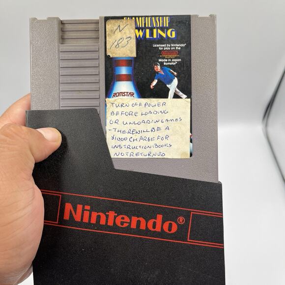 Championship Bowling (Nintendo Entertainment System, 1989) NES Complete CIB - Picture 8 of 14